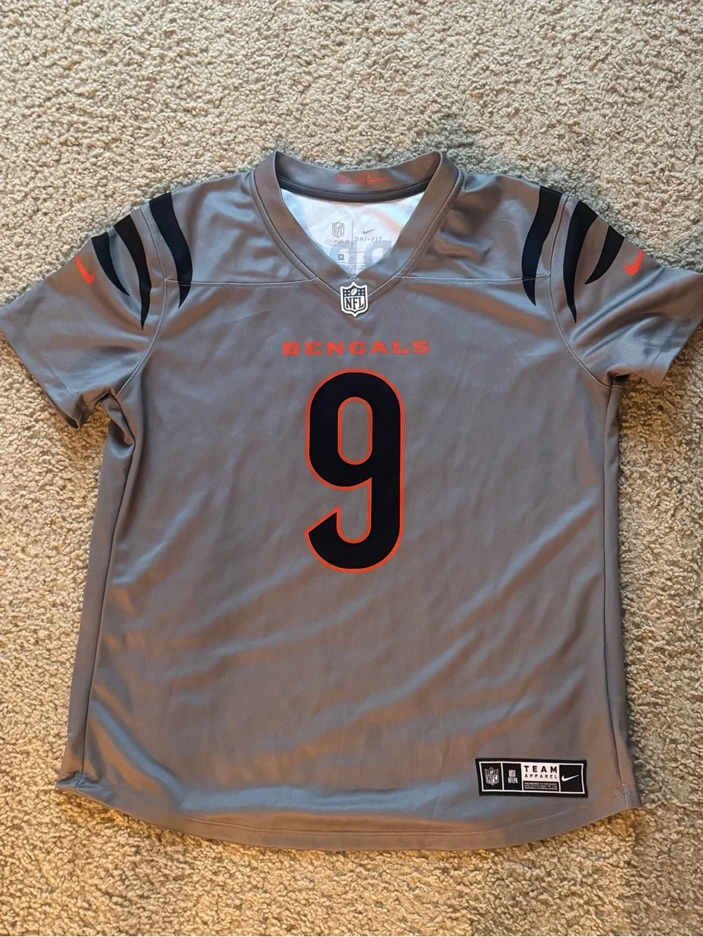 NFL Bengals Gray Kids Jersey